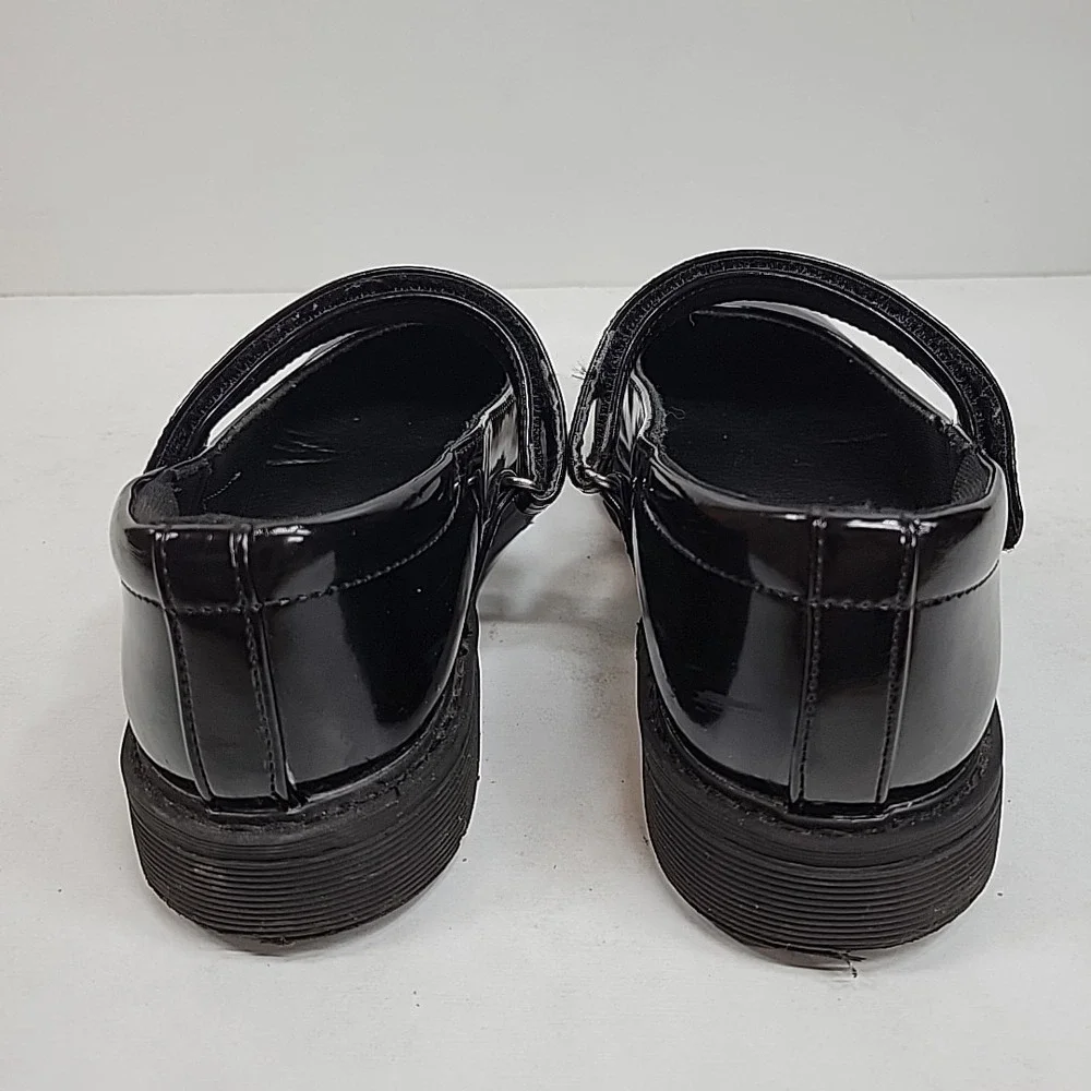 Thereabouts Girls Black Mary Jane Shoes Strap School Uniform Size 4 Preppy Comfy